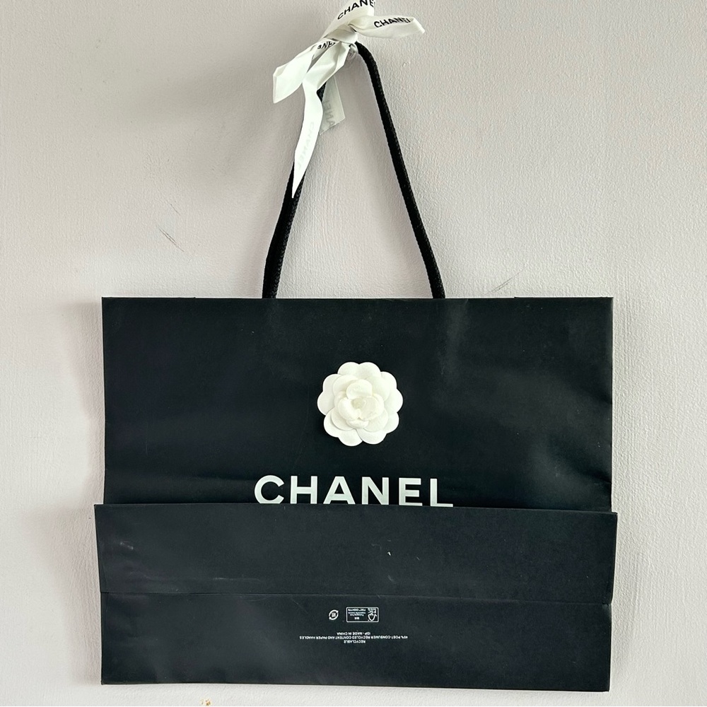 Chanel Shopping Bag w/ Camellia Flower